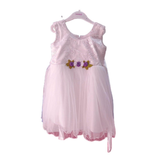 girls kids fasion frock white