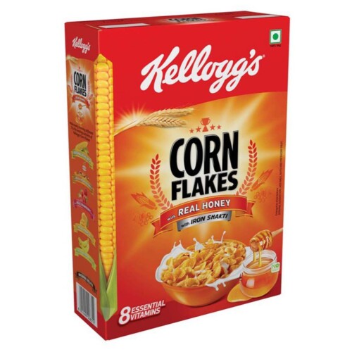 white KelloggsCorn Flakesrealhoney