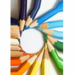 Colorful pencil with round shape Mobile Case Cover - Image 2