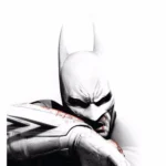 White Batman Wallpaper Mobile Case Cover - Image 2