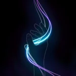 Digital Art Hand Mobile Case Cover - Image 2