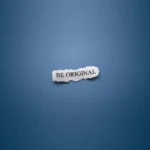 Be original Text with Blue background Mobile Case Cover - Image 2