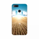 Wheat Land and city landscapes Mobile case cover