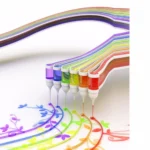 Colorful Line Drawing Mobile Case Cover - Image 2