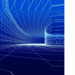 Blue Building Architecture Mobile Case Cover - Image 2