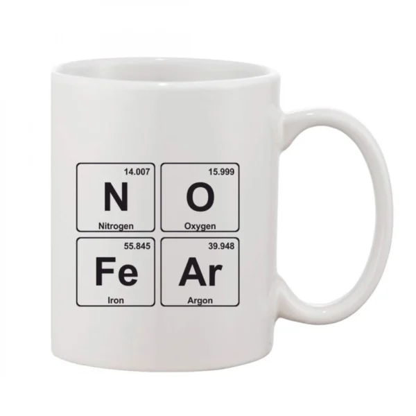 Generic Printed Ceramic Coffee Mug - 1 Pieces, White, 11oz