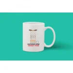 Generic Printed Ceramic Coffee Mug - 1 Pieces, White, 11oz - Image 2