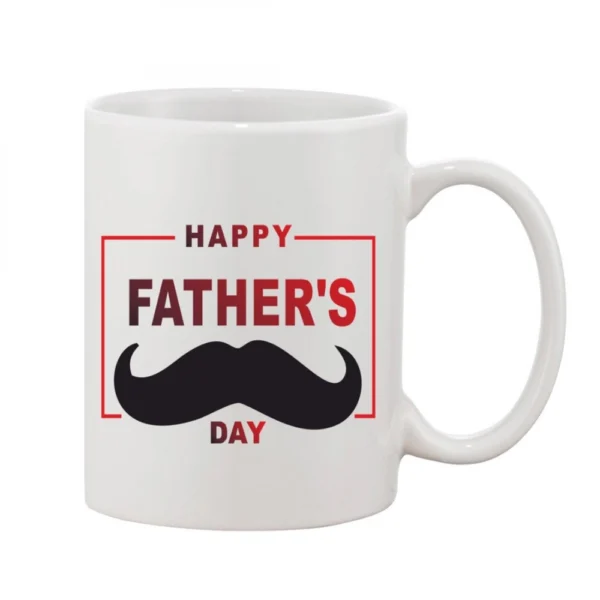 Generic Printed Ceramic Coffee Mug - 1 Pieces, White, 11oz