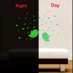 Generic Green Birds And Star Radium Wall Sticker - Image 3