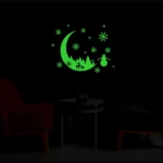 Generic Green Galaxy Of Stars Radium Wall Sticker - Image 4