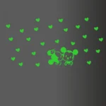 Generic Green Kids Room Decor Radium Wall Sticker