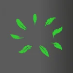 Generic Green Leaf Radium Wall Sticker - Image 4