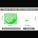 Generic Green Decorative Radium Wall Sticker - Image 2