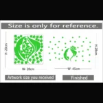 Generic Green Decorative Radium Wall Sticker - Image 2