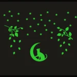 Generic Green Decorative Radium Wall Sticker