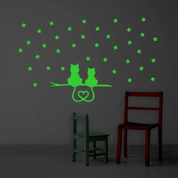 Generic Green Kids Room Decor Radium Wall Sticker