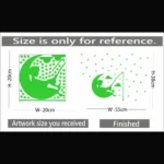 Generic Green Kids Room Decor Radium Wall Sticker - Image 2