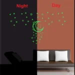 Generic Green Galaxy Of Stars With Moon Radium Wall Sticker - Image 3