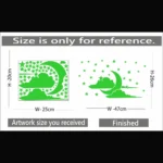 Generic Green Kids Room Decor Radium Wall Sticker - Image 2