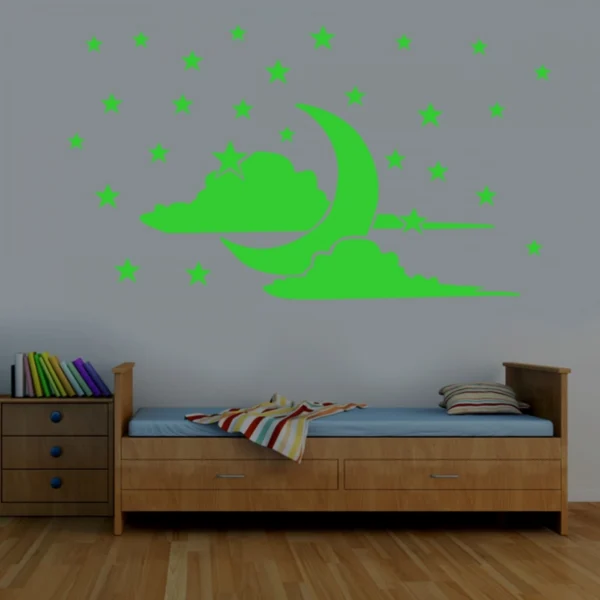 Generic Green Kids Room Decor Radium Wall Sticker