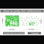 Generic Green Kids Room Decor Radium Wall Sticker - Image 2