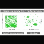 Generic Green Kids Room Decor Radium Wall Sticker - Image 2