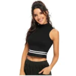 Generic Women's Polyester, Knitting Western Wear Tops (Black) - Image 4