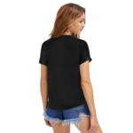 Generic Women's Polyester, Knitting Western Wear T-Shirt (Maroon) - Image 2