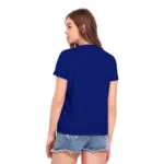 Generic Women's Cotton Western Wear T-Shirt (Royal Blue) - Image 2