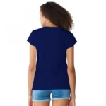 Generic Women's Cotton Western Wear T Shirt (Blue) - Image 2