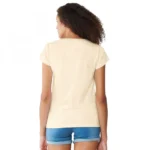Generic Women's Cotton Western Wear T Shirt (Cream) - Image 2