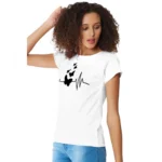 Generic Women's Cotton Western Wear T Shirt (White) - Image 5