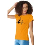 Generic Women's Cotton Western Wear T Shirt (Yellow) - Image 5