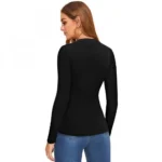 Generic Women's 95% Polyester 5% Spandex Western Wear T Shirt (Maroon) - Image 2