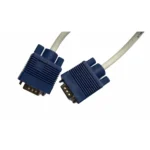 Generic VGA Cable Male to Male 3 Yards Supports PC, Monitor, TV, LCD_LED, Plasma, Projector, TFT (White) - Image 2