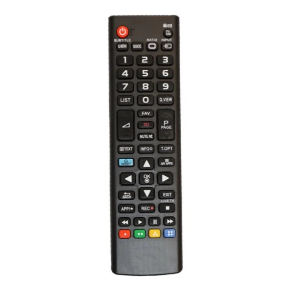 Generic Remote No. URC 122 With Basic Smart And 3D Functions (No Voice Command), Compatible With LG LCD_LED_3D Plasma TV Remote Control (Color:Multi)