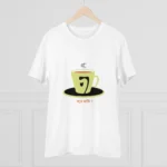 Generic Men's PC Cotton Bengali Designs Printed T Shirt (Color: White, Thread Count: 180GSM) - Image 3