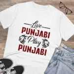 Generic Men's PC Cotton Cricket Design Printed T Shirt (Color: White, Thread Count: 180GSM) - Image 4