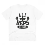 Generic Men's PC Cotton All Reps Matter Printed T Shirt (Color: White, Thread Count: 180GSM)