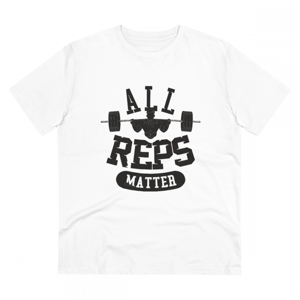 52056146528_a9a44438da_o_d-1000x1000-1.webp Generic Men's PC Cotton All Reps Matter Printed T Shirt (Color: White, Thread Count: 180GSM) - Image 1
