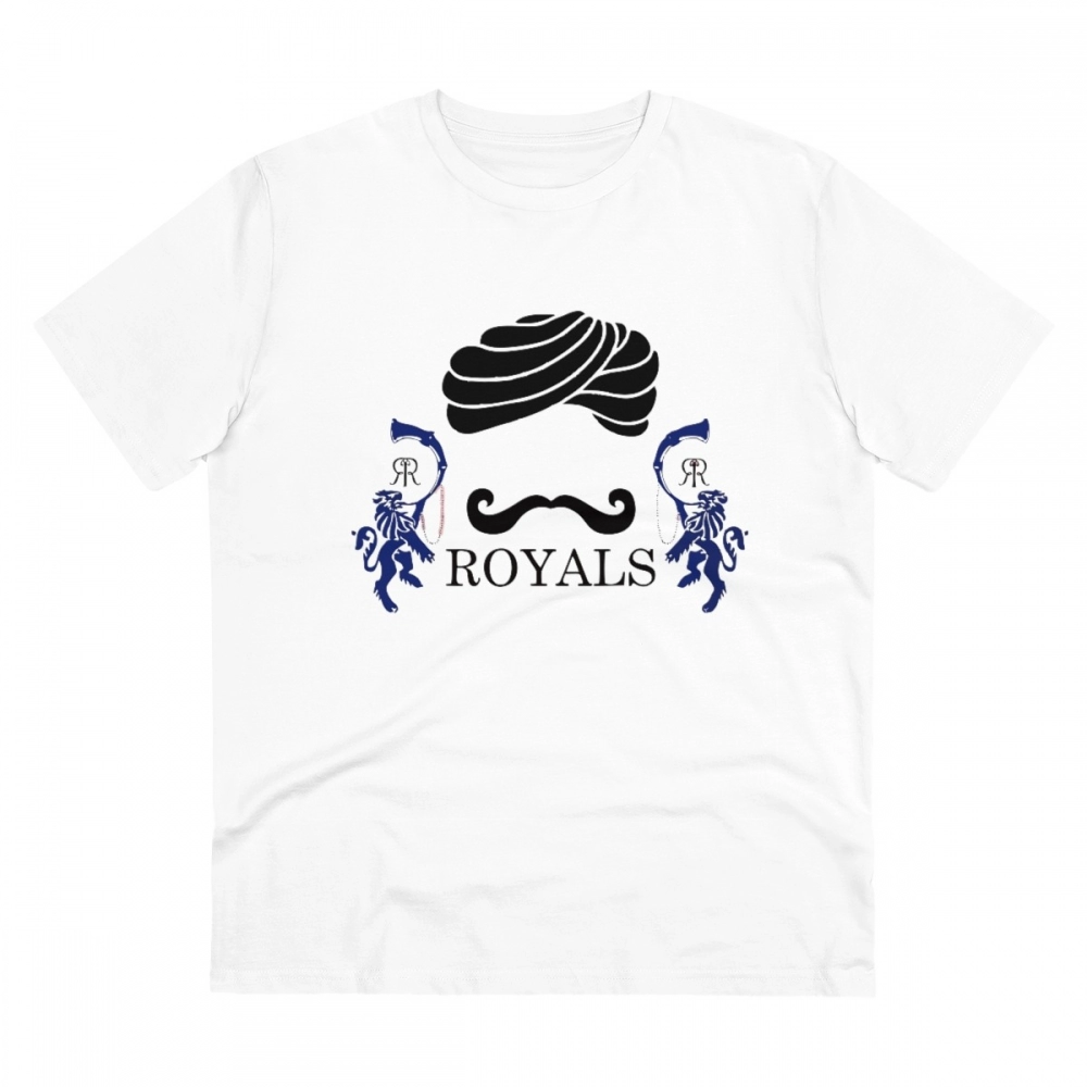 52056332769_0988ed54cb_o_d-1000x1000-1.webp Generic Men's PC Cotton Cricket Design Printed T Shirt (Color: White, Thread Count: 180GSM) - Image 1