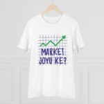 Generic Men's PC Cotton Market Joyu Che Printed T Shirt (Color: White, Thread Count: 180GSM) - Image 3