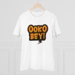 Generic Men's PC Cotton Telugu Desing Printed T Shirt (Color: White, Thread Count: 180GSM) - Image 3