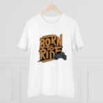 Generic Men's PC Cotton Explore The Unseen Printed T Shirt (Color: White, Thread Count: 180GSM) - Image 3