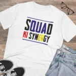 Generic Men's PC Cotton Squed Ki Syneagy Printed T Shirt (Color: White, Thread Count: 180GSM) - Image 4