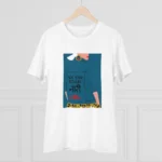 Generic Men's PC Cotton Not Your Regular Naari Printed T Shirt (Color: White, Thread Count: 180GSM) - Image 3