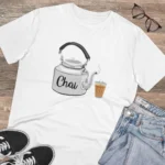 Generic Men's PC Cotton Marathi Desing Printed T Shirt (Color: White, Thread Count: 180GSM) - Image 4