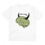 Generic Men's PC Cotton Dirty Minddid Printed T Shirt (Color: White, Thread Count: 180GSM)