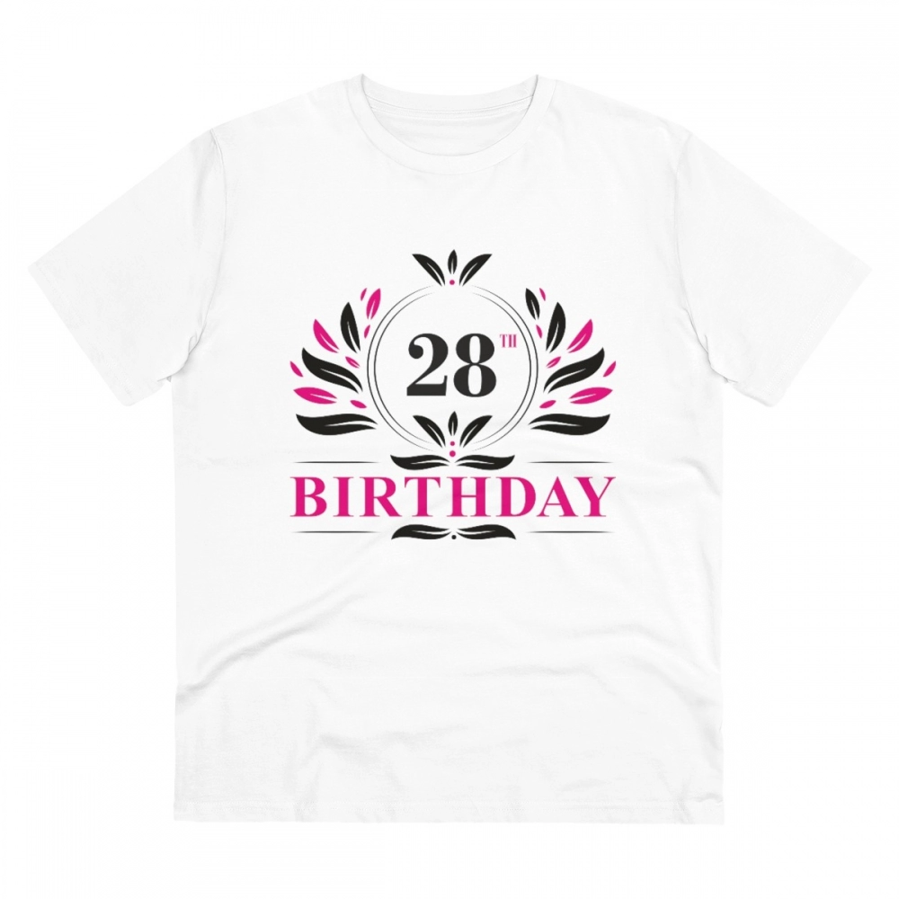 52061122494_59dbc6c80c_o_d-1000x1000-1.webp Generic Men's PC Cotton 28th Birthday Printed T Shirt (Color: White, Thread Count: 180GSM) - Image 1