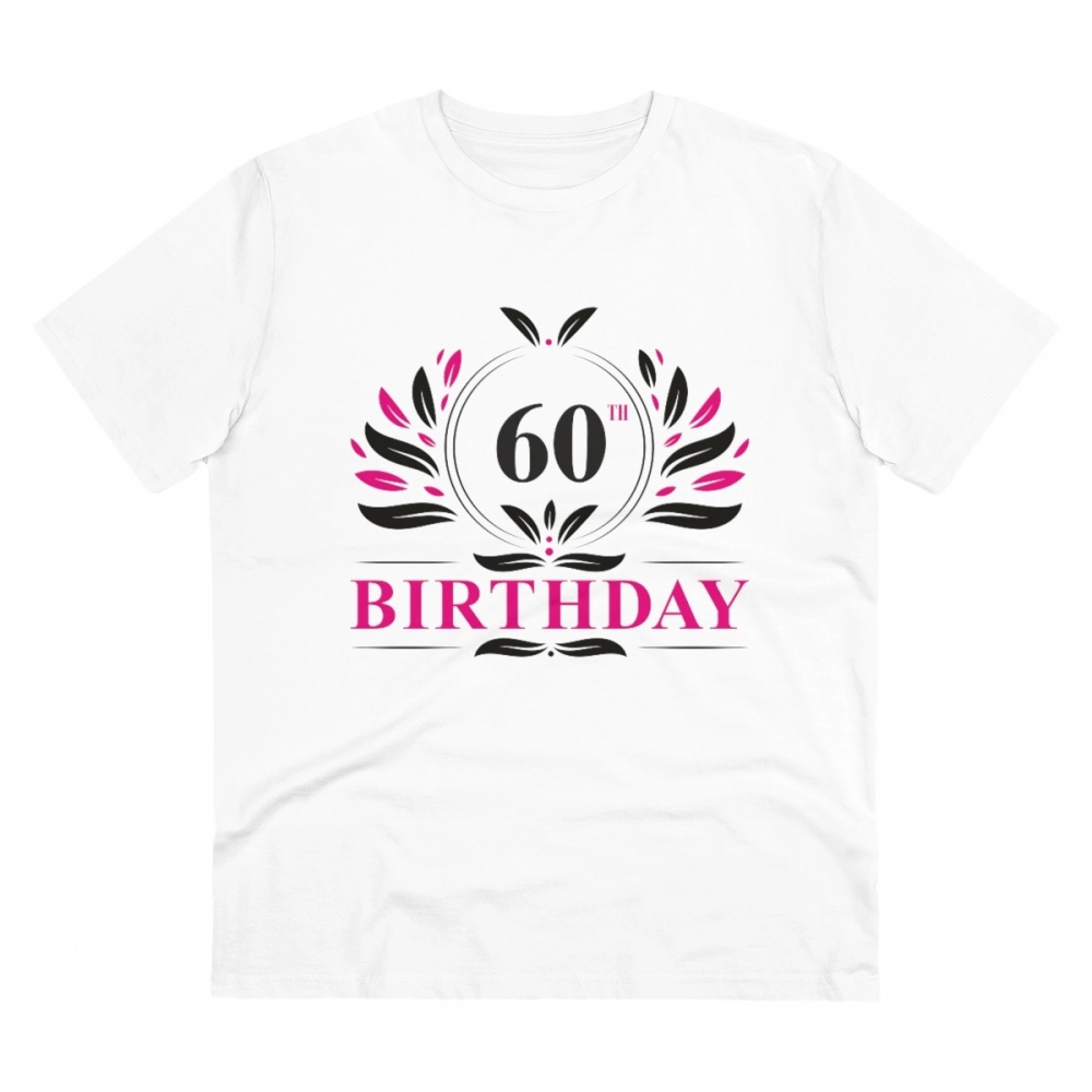 52061393215_4182a86ddf_o_d-1000x1000-1.webp Generic Men's PC Cotton 60th Birthday Printed T Shirt (Color: White, Thread Count: 180GSM) - Image 1
